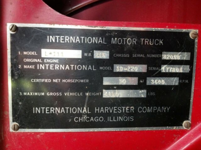 International Harvester L110 1952 image number 20