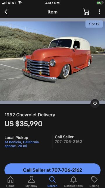 Chevrolet Panel Delivery 1952 image number 0