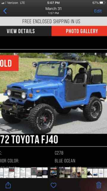 Toyota FJ40 Landcruiser 1972 image number 0